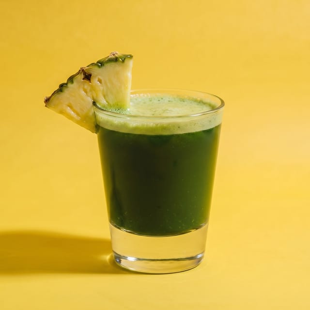 Wheatgrass Shot.
